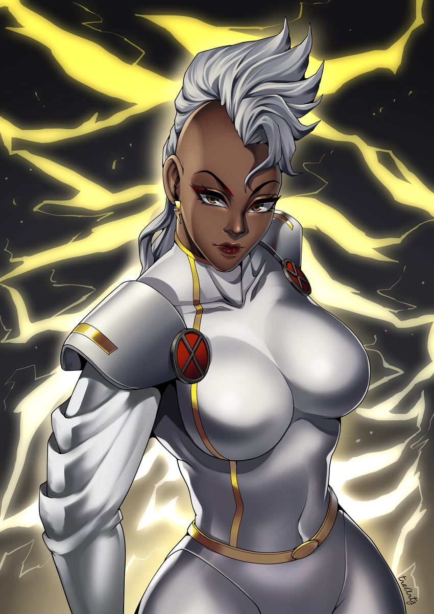 storm (marvel and 2 more) drawn by tre_artz