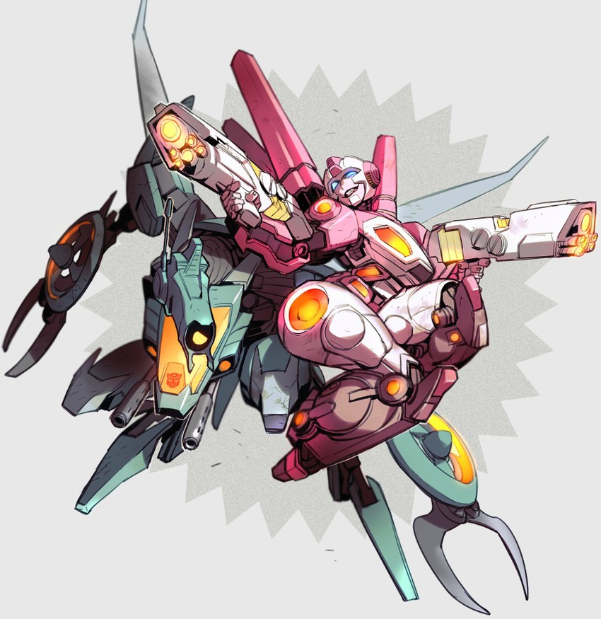 arcee and whirl (transformers and 1 more) drawn by shishio_(shishio5431)