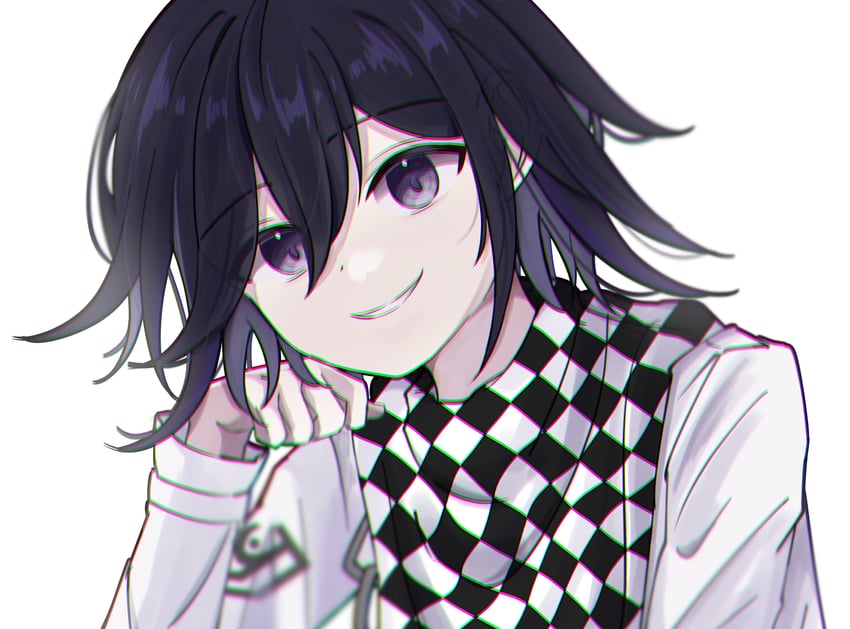 oma kokichi (danganronpa and 1 more) drawn by fuyu_ko