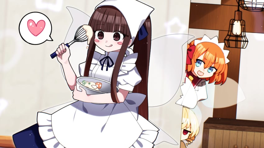 star sapphire, luna child, and sunny milk (touhou) drawn by you_(noanoamoemoe)