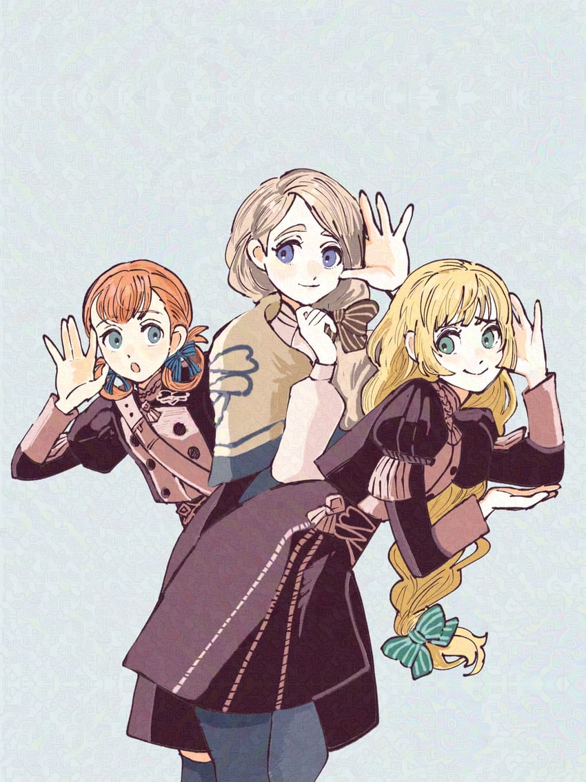 ingrid brandl galatea, mercedes von martritz, and annette fantine dominic (fire emblem and 2 more) drawn by chimney_(chimney0311)