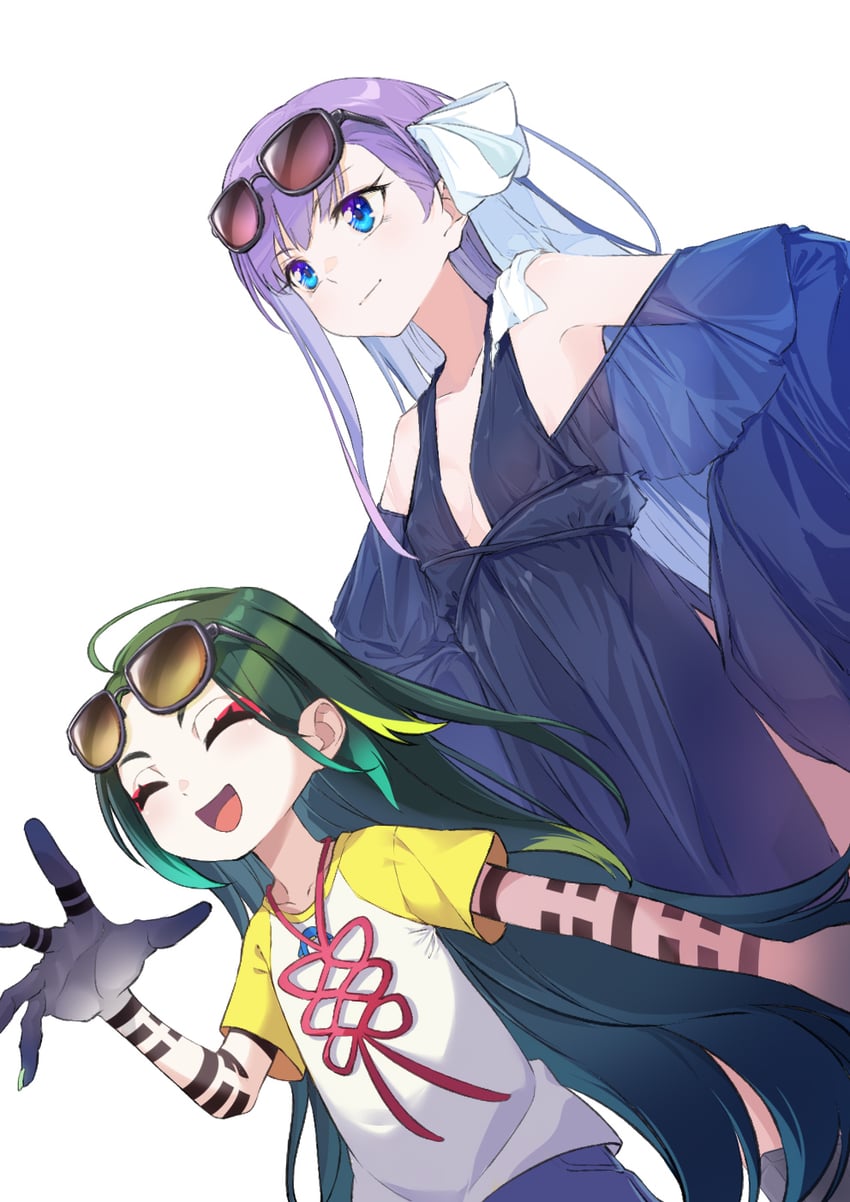 meltryllis and taisui xingjun (fate and 1 more) drawn by coffeekite