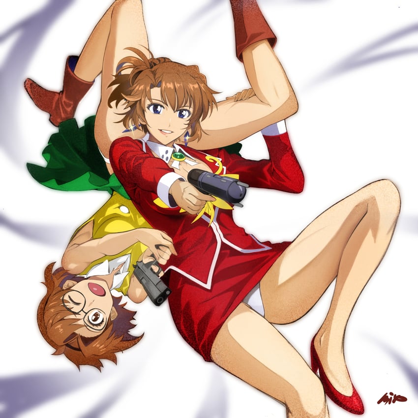 sumeragi aika and aida rion (aika and 1 more) drawn by miyo_(13th_floor)