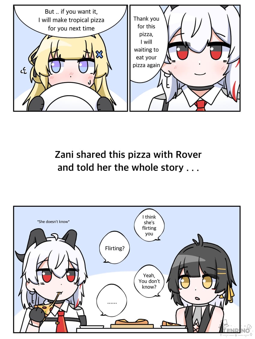 rover, zani, female rover, and phoebe (wuthering waves) drawn by tenrino