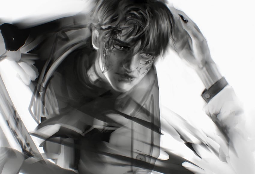 kim dokja and yoo joonghyuk (omniscient reader's viewpoint) drawn by macaronijail