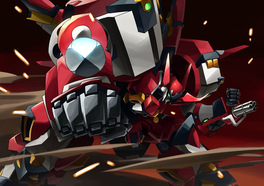 alteisen and alteisen riese (super robot wars and 5 more) drawn by otokamu