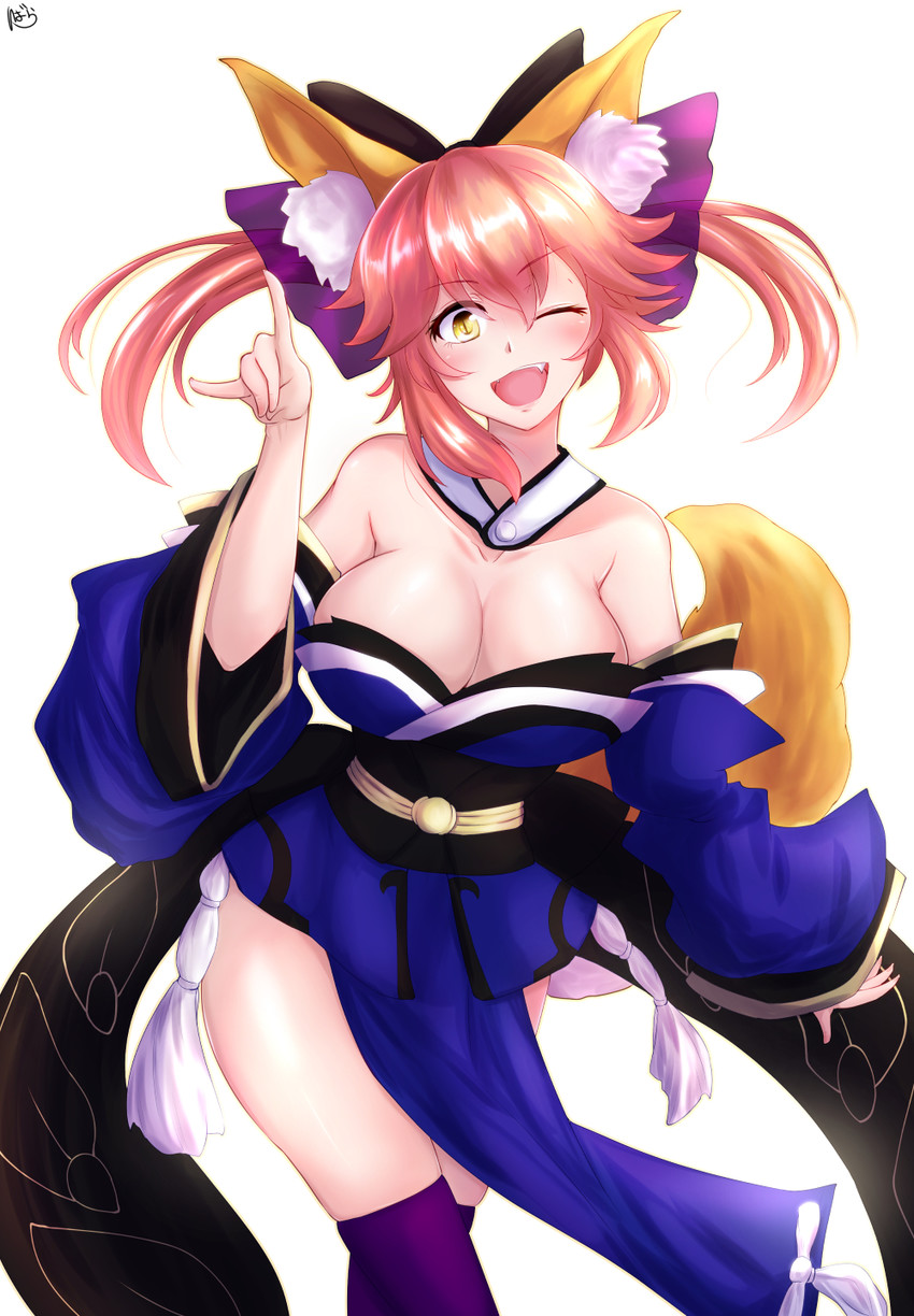 tamamo and tamamo no mae (fate and 1 more) drawn by ibara_azuki