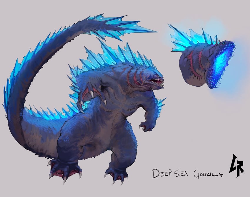 godzilla (godzilla) drawn by chipyray