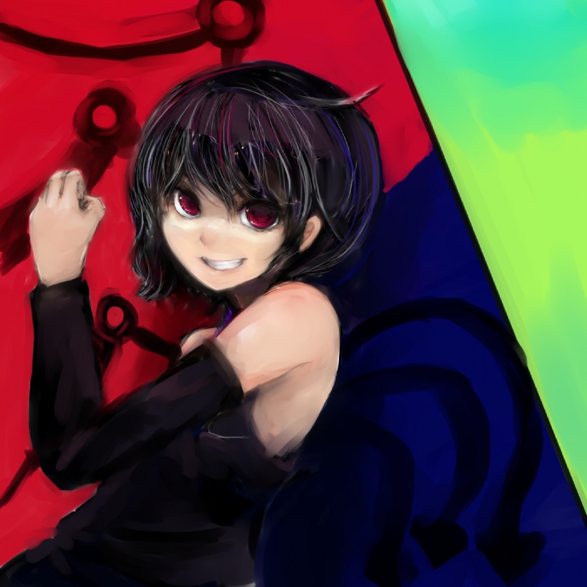 houjuu nue (touhou) drawn by maccha_cocoa_(mococo) and tasu_tasuta