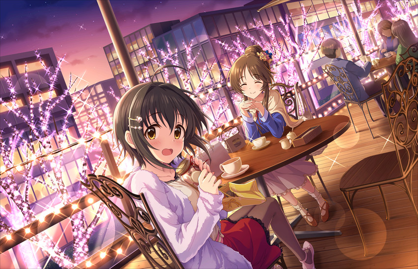 kohinata miho and takamori aiko (idolmaster and 2 more)