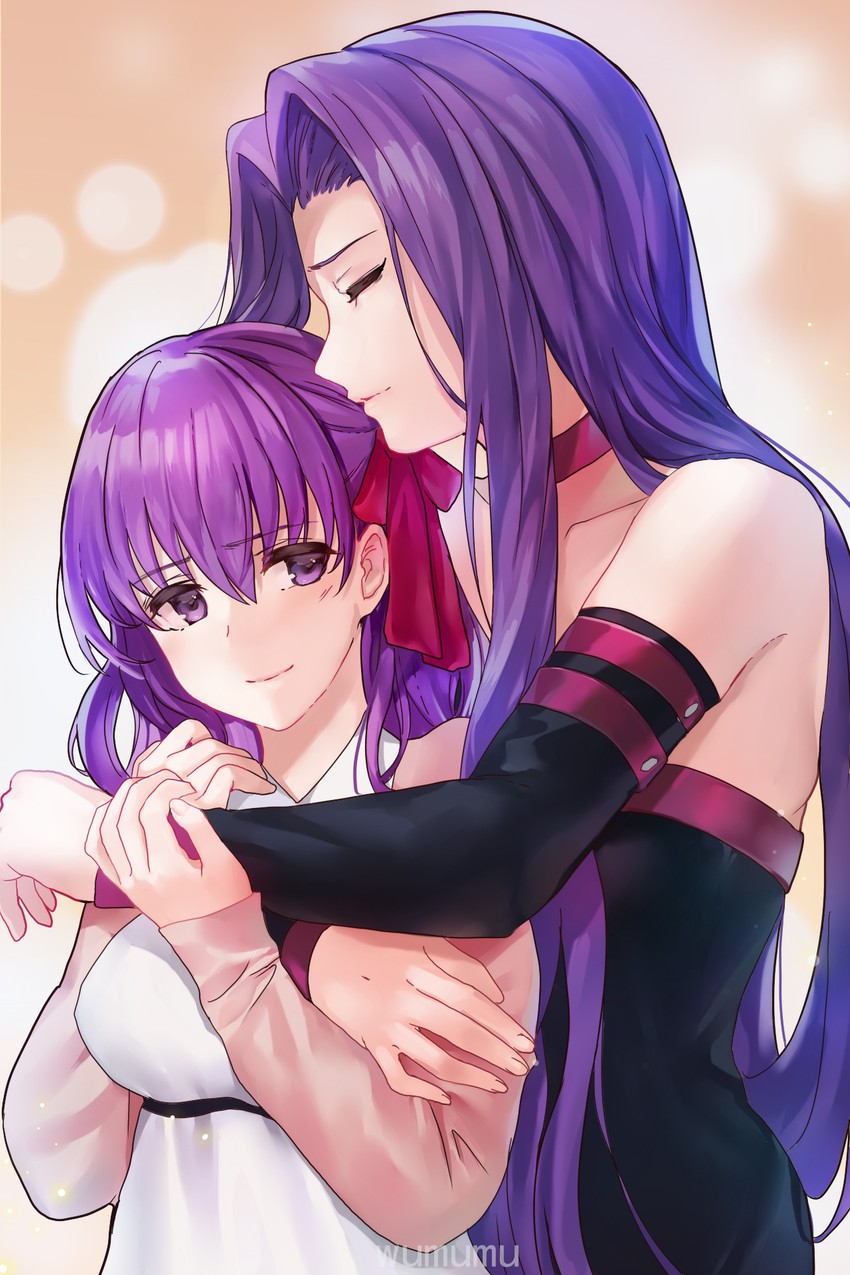 matou sakura and medusa (fate and 1 more) drawn by wumumu