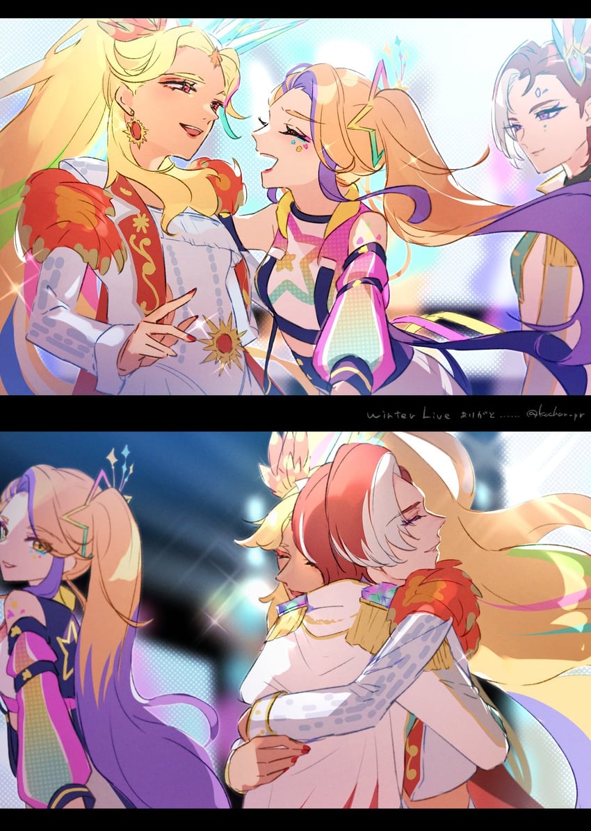 sumeragi amane, yayoi hina, and jennifer sumire sol (pretty series and 1 more) drawn by ko_(kochan_pr)