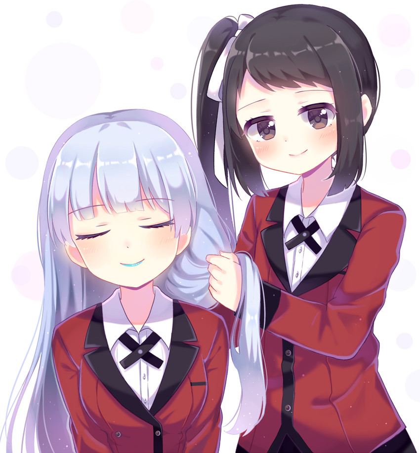 momobami kirari and igarashi sayaka (kakegurui) drawn by yuta_(yuta-paranoia)