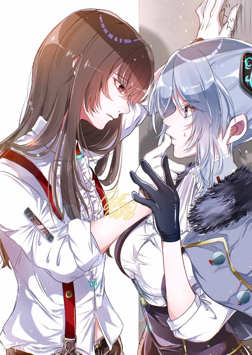 yanagi mion and hanamura shiki (heaven burns red) drawn by goslingwallows