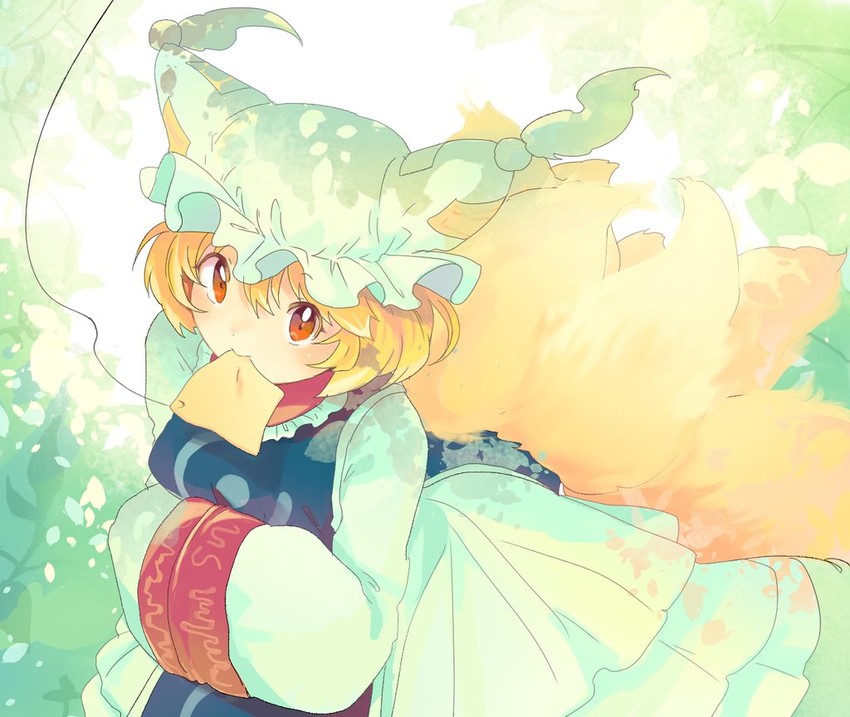 yakumo ran (touhou) drawn by surumeri_(baneiro)