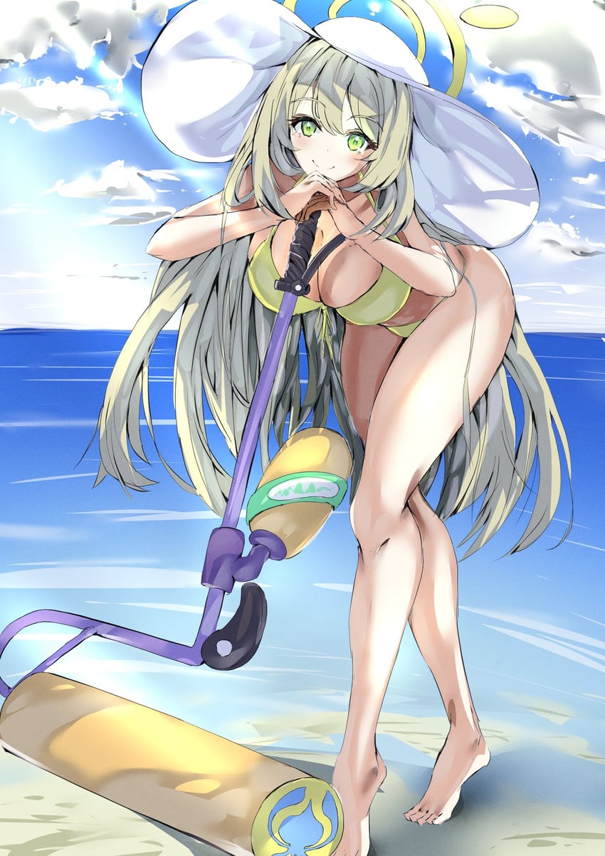nonomi (blue archive and 2 more) drawn by honehone_(xsnk8483)