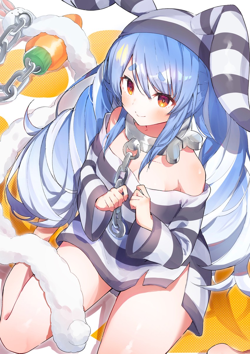 usada pekora and don-chan (hololive) drawn by furuki_ayaginutaira