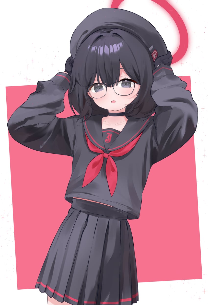 justice task force member (blue archive) drawn by meliach