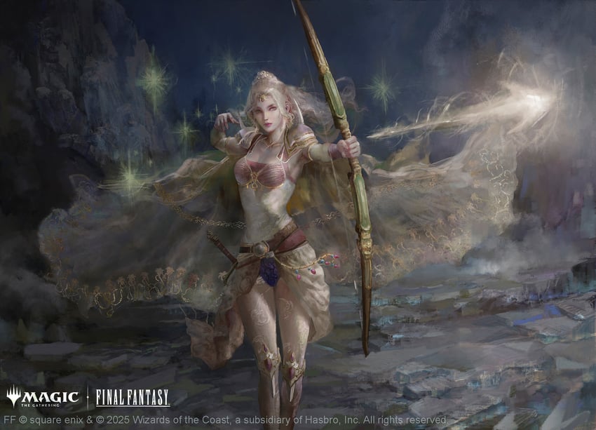 rosa farrell (final fantasy and 2 more) drawn by christian_angel