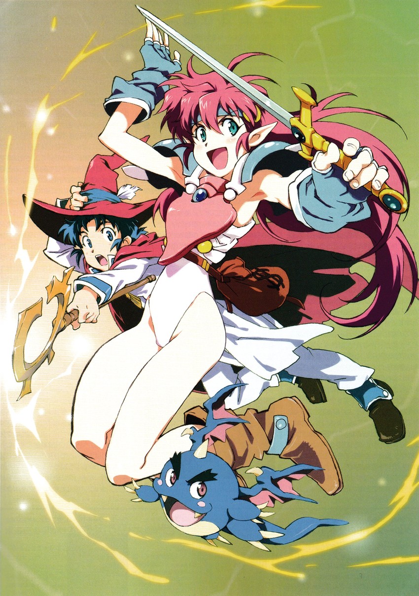 mail, gaw, and tatto (popful mail) drawn by kawamura_takayasu