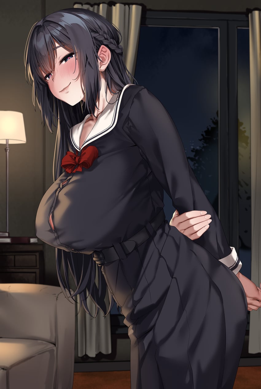 miyamae shiho (original) drawn by jack_dempa
