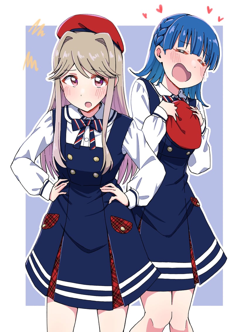 nanao yuriko and tenkubashi tomoka (idolmaster and 2 more) drawn by rickhime38