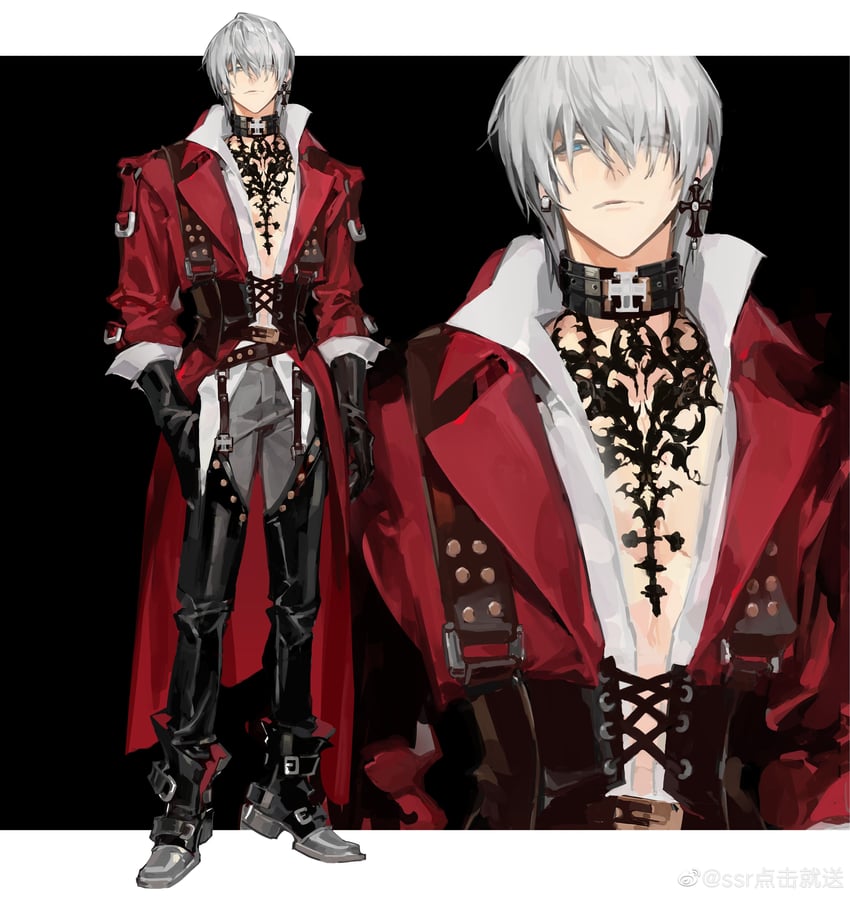 dante (devil may cry and 1 more) drawn by ssr_dianji_jiu_song