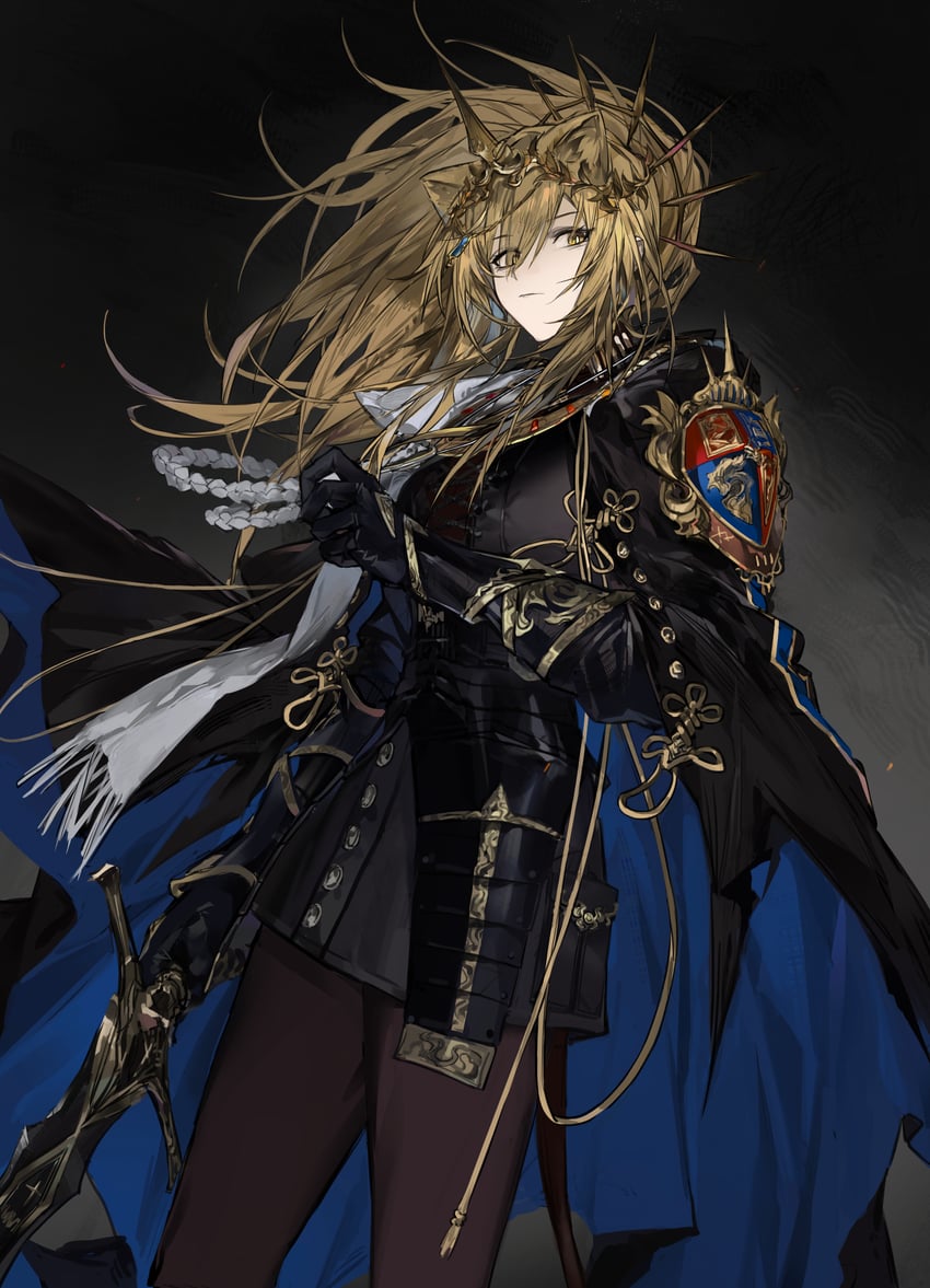 siege and vina victoria (arknights) drawn by qingfeng_canying