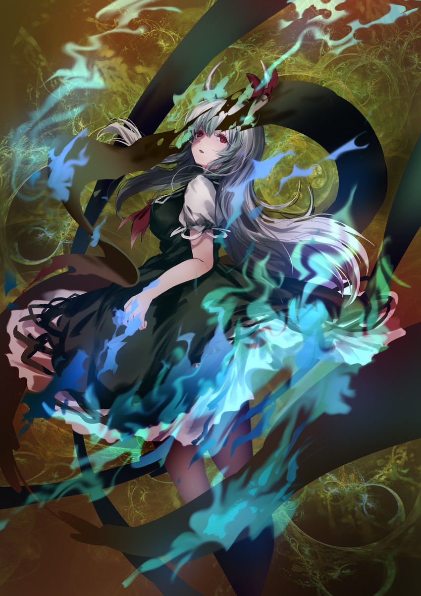 kamishirasawa keine and ex-keine (touhou) drawn by dqn_(dqnww)