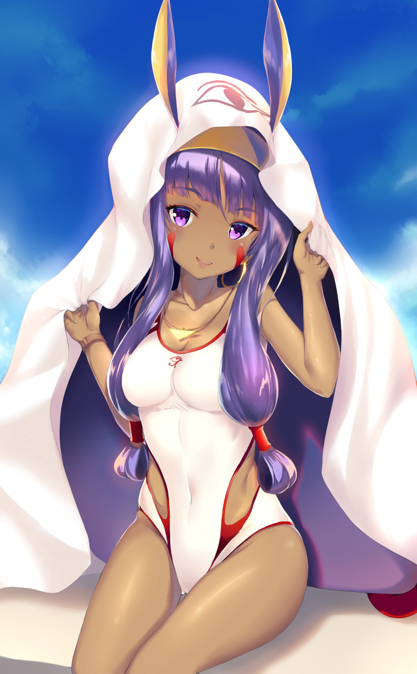 nitocris and medjed (fate and 1 more) drawn by pdxen