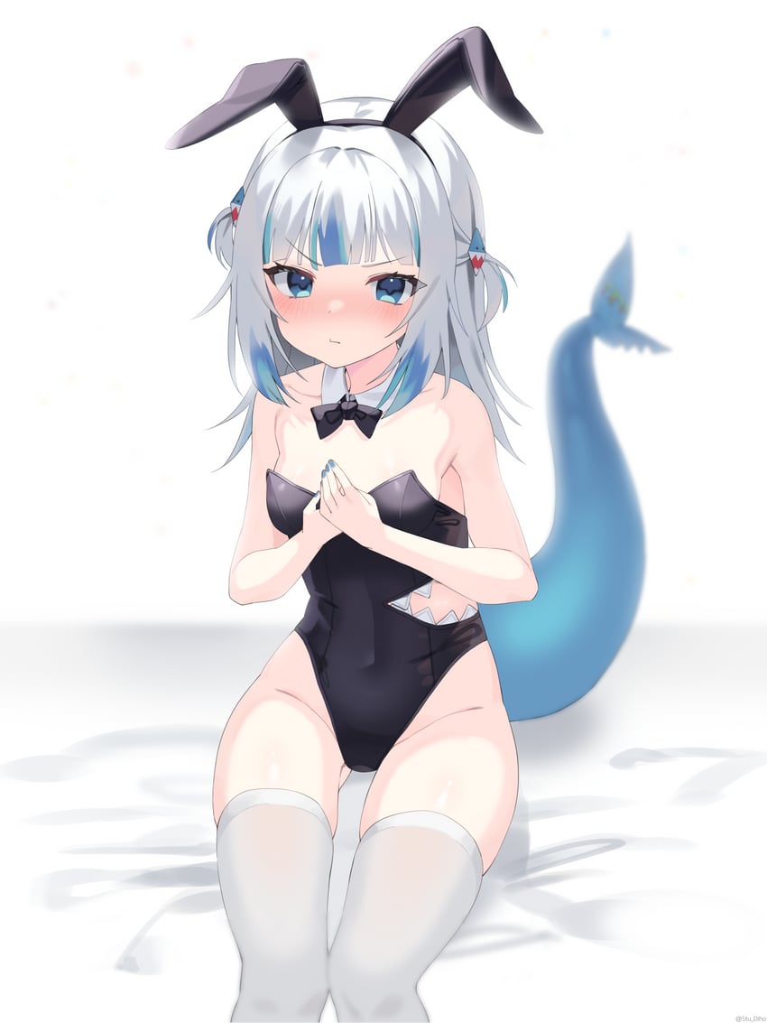 gawr gura (hololive and 1 more) drawn by stu_diho