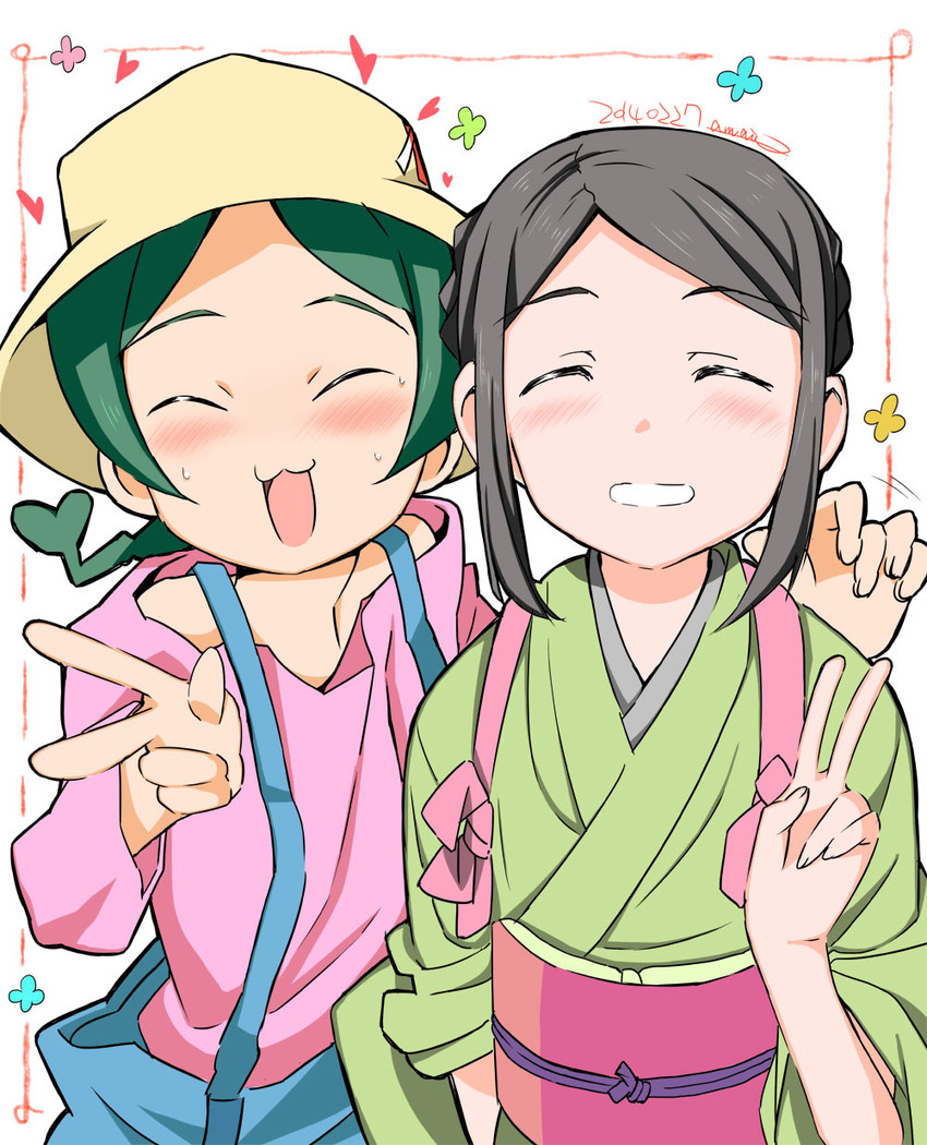 yasaka mao and misaki (gundam and 1 more) drawn by ama_mi