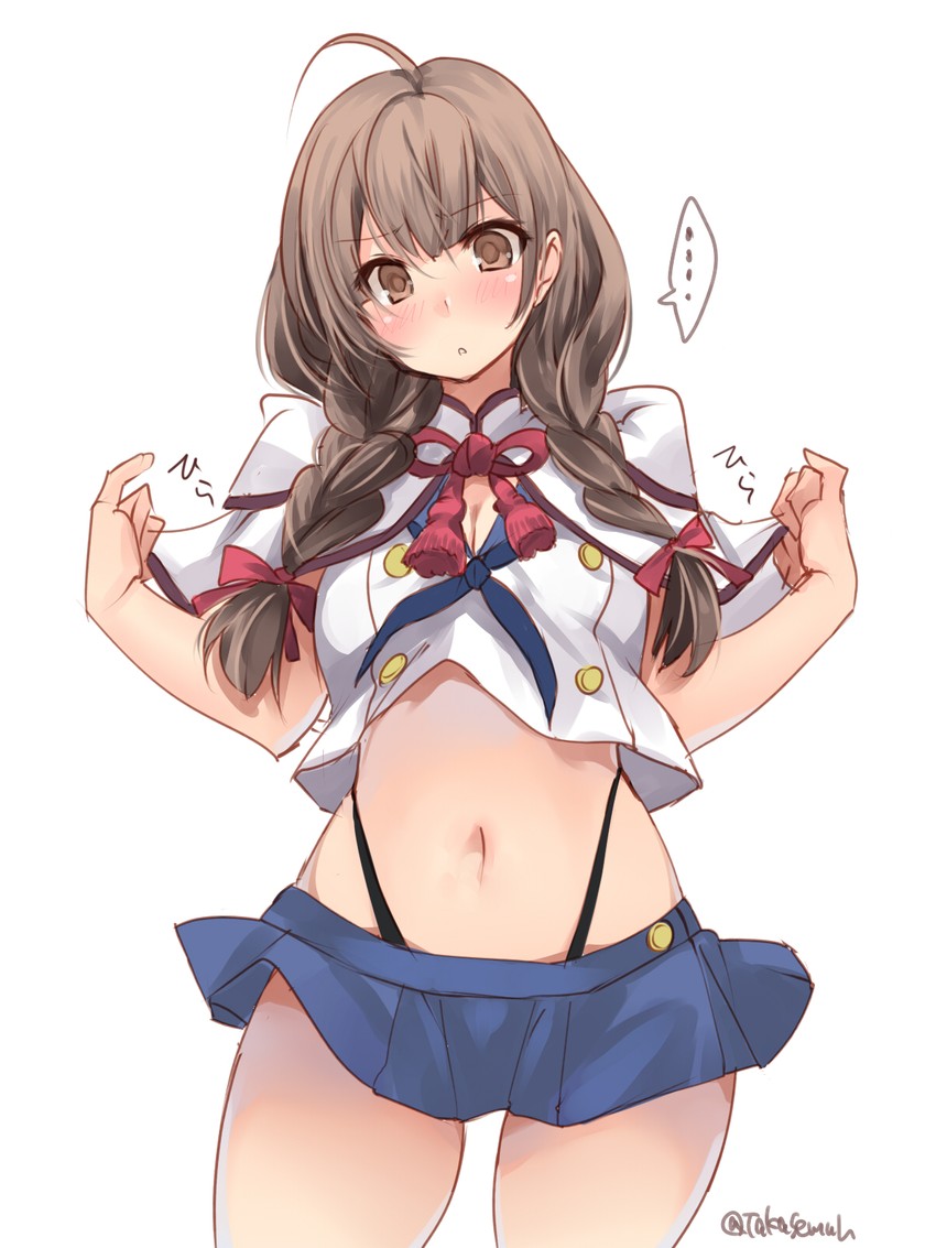 shimakaze and shinshuu maru (kantai collection) drawn by takase_muh