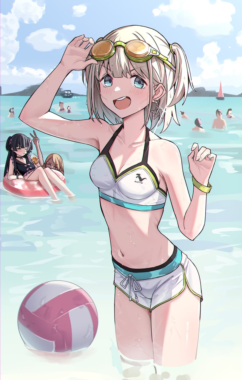 mayuzumi fuyuko, serizawa asahi, and izumi mei (idolmaster and 1 more) drawn by tamago_(eva1314056)