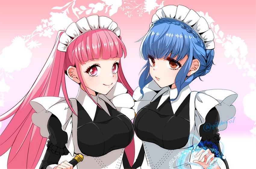 hilda valentine goneril and marianne von edmund (fire emblem and 1 more) drawn by yutohiroya