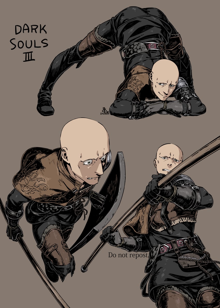 patches (dark souls and 1 more) drawn by kamezaemon