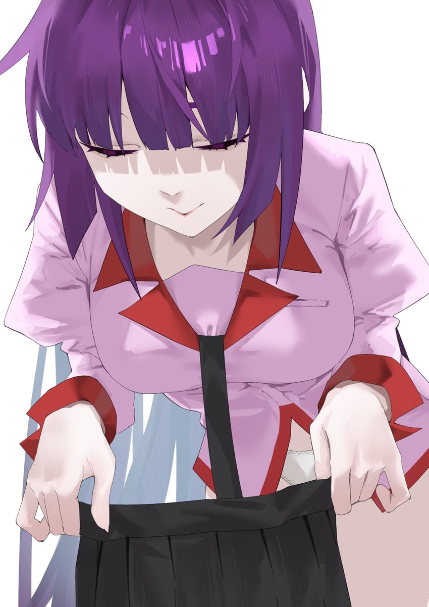senjougahara hitagi (monogatari and 1 more) drawn by arril100