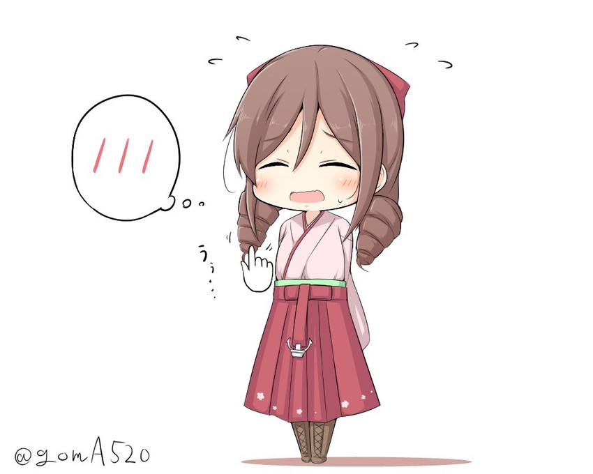 harukaze (kantai collection) drawn by goma_(yoku_yatta_hou_jane)