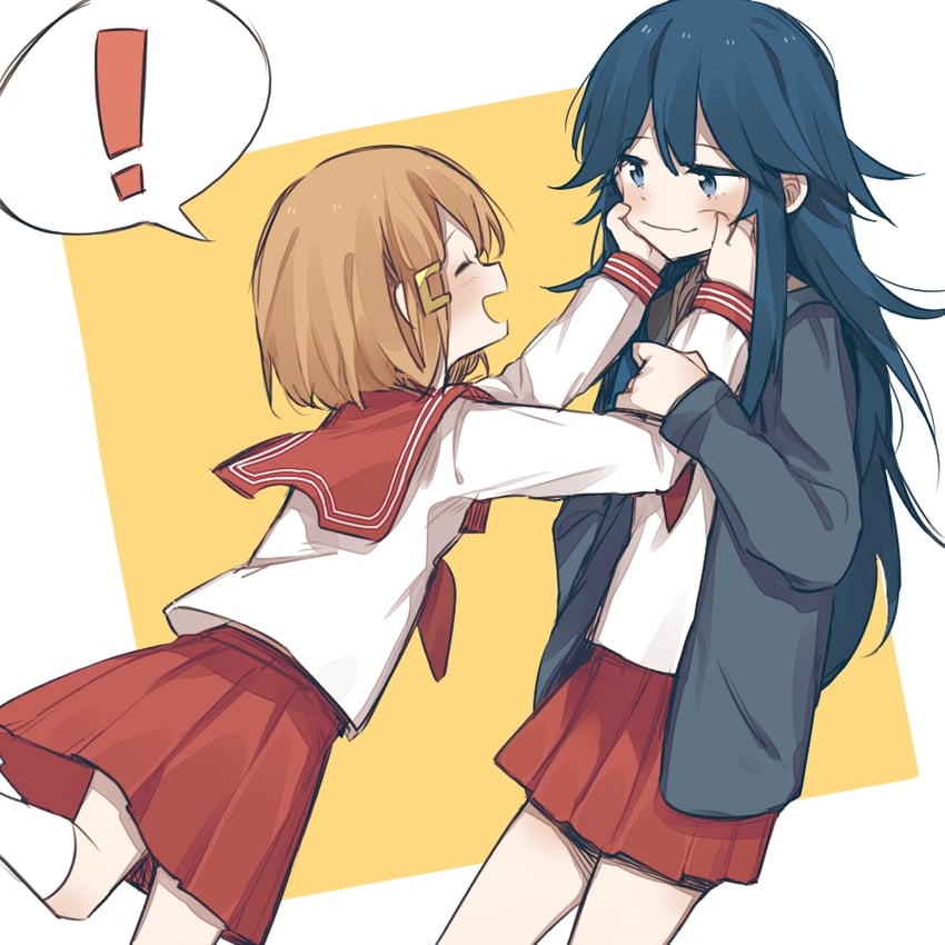 koguma koharu and hino nagisa (hino-san no baka) drawn by inuko_(ink0425)