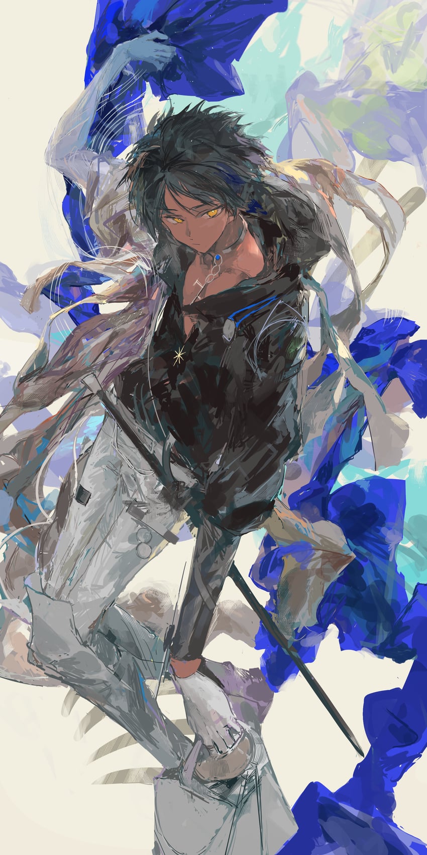 thorns and thorns the lodestar (arknights) drawn by ichika_(ichika87)