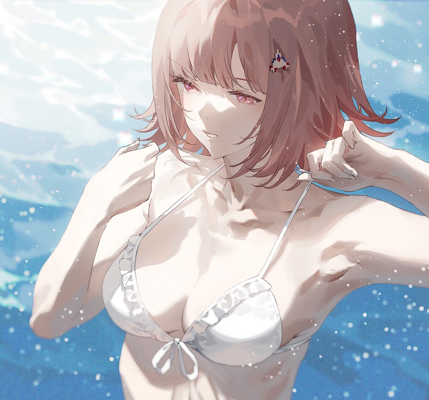 nanami chiaki (danganronpa and 2 more) drawn by fajyobore