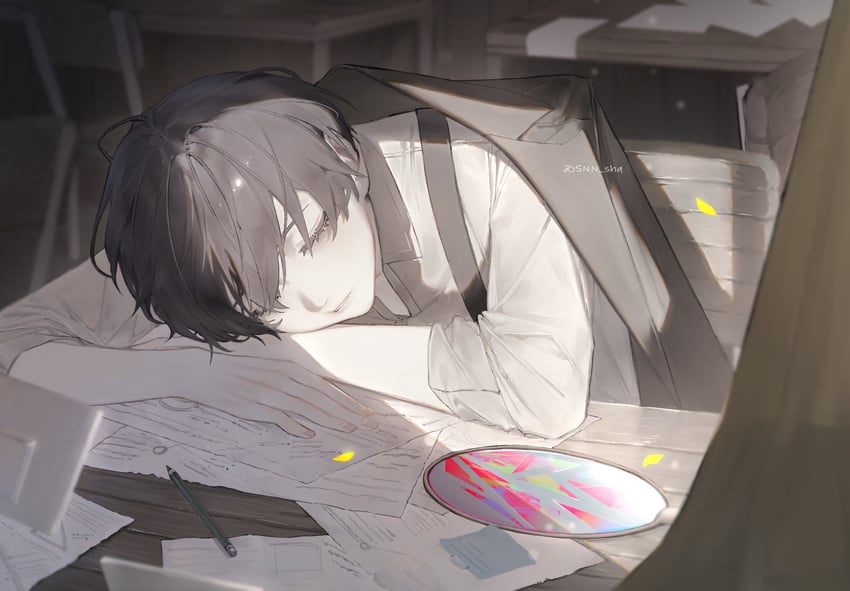 yi sang (project moon and 1 more) drawn by snn_shq