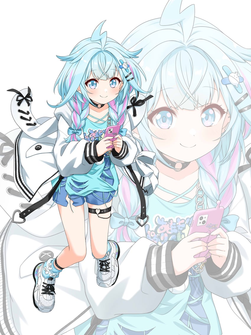 mizumiya su (hololive and 1 more) drawn by felutiahime