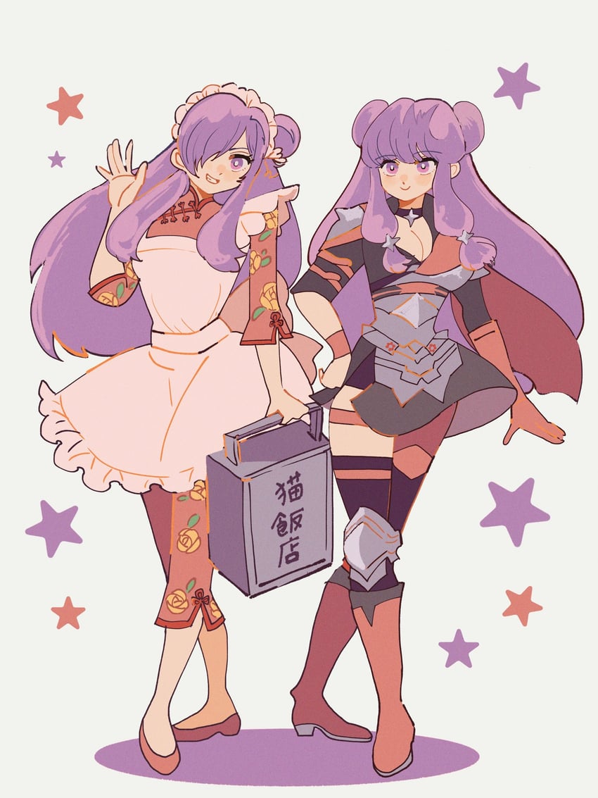 shampoo and female shez (fire emblem and 3 more) drawn by chimney_(chimney0311)