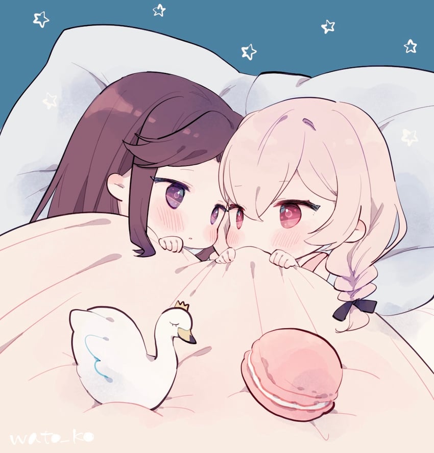 saijou claudine and tendou maya (shoujo kageki revue starlight) drawn by wato_(ko)