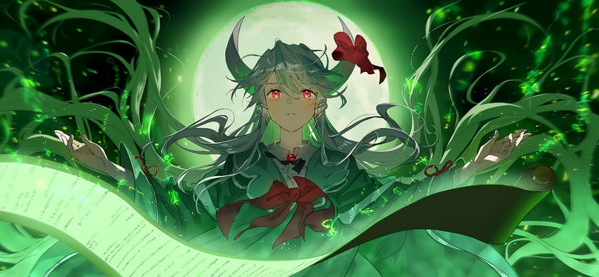 kamishirasawa keine and ex-keine (touhou and 1 more) drawn by mayo_(becky2006)