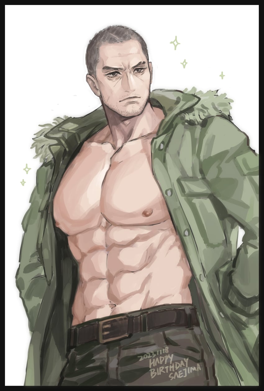 saejima taiga (ryuu ga gotoku) drawn by le_li_an