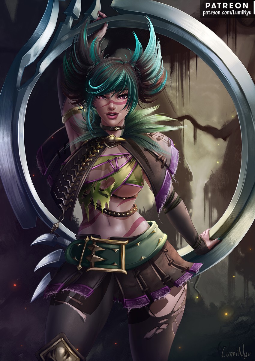 tira (soulcalibur) drawn by luminyu