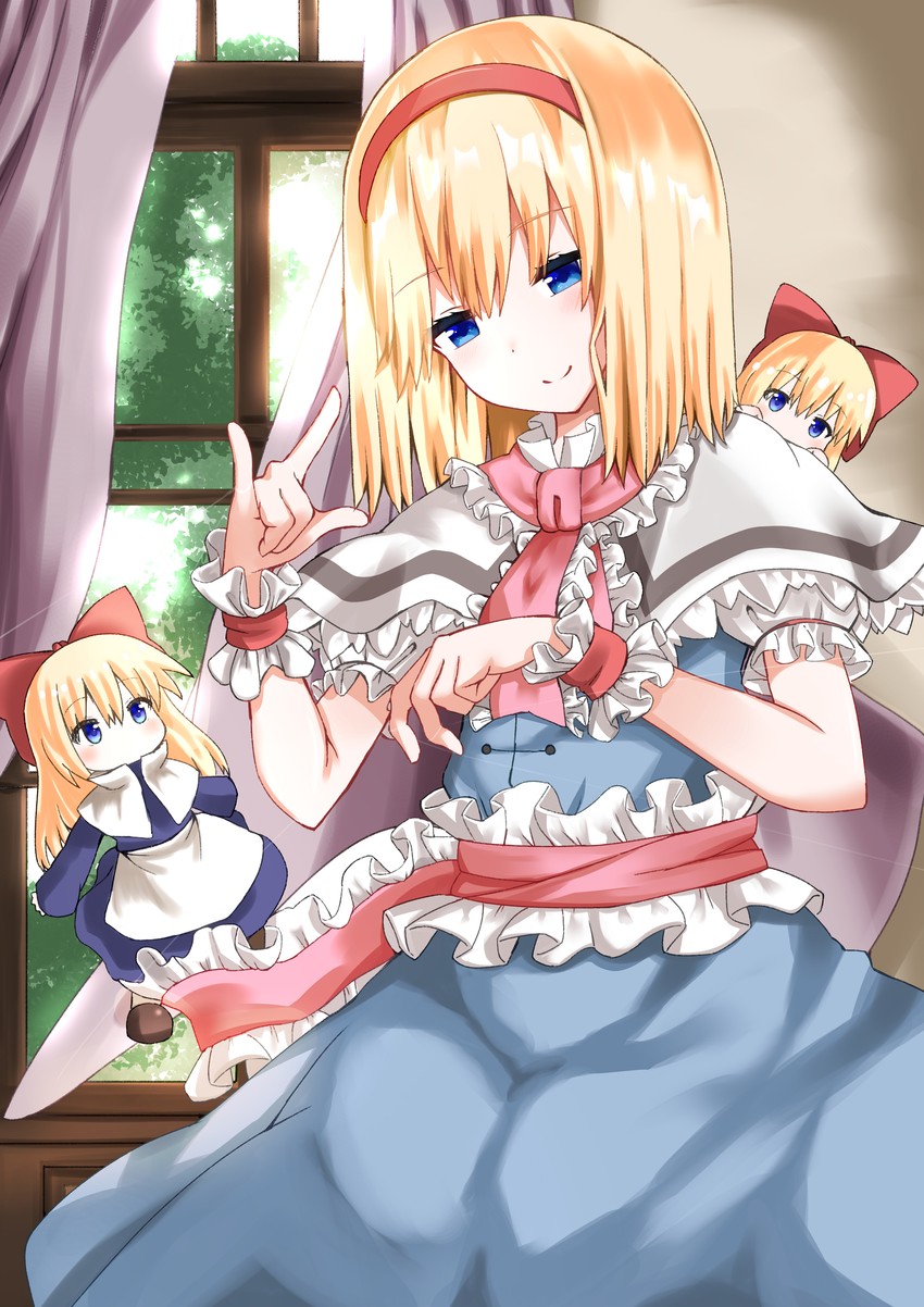 alice margatroid and shanghai doll (touhou) drawn by kabi_killer