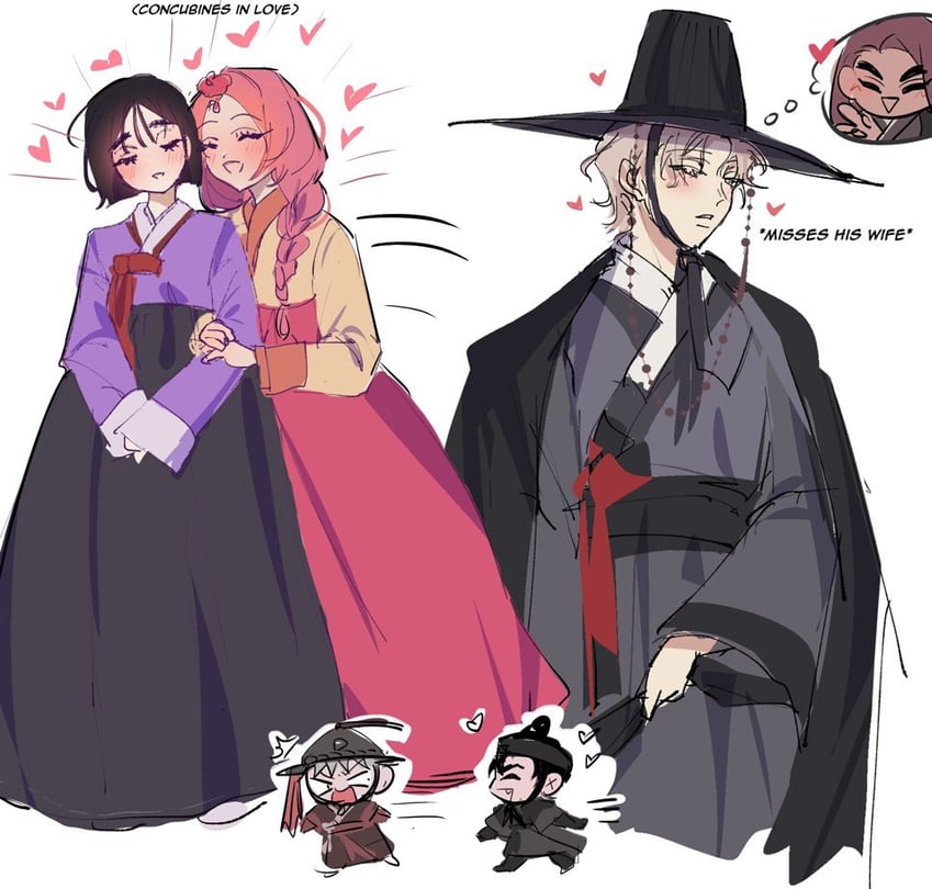 sua, mizi, till, ivan, luka, and 1 more (alien stage) drawn by 349am
